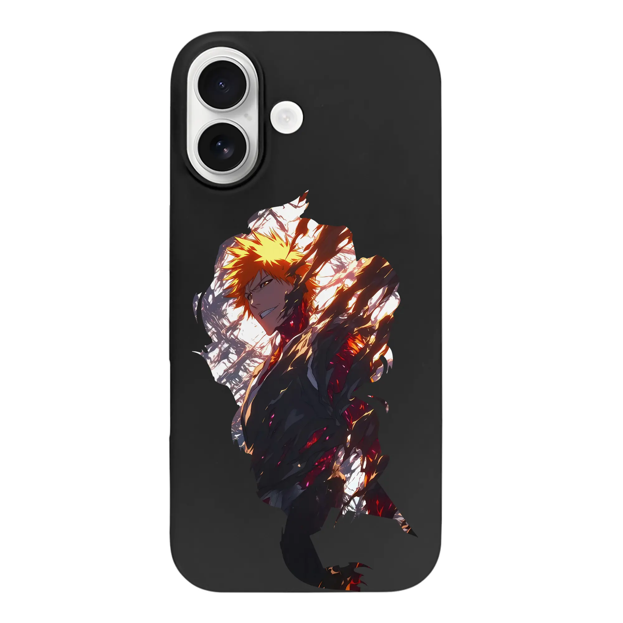 ブリーチ グッズ 黒崎 一護 - iPhone 17 シリーズ シリコンケース 薄型 耐衝撃 指紋防止 ソフトタッチカバー 精密フィット 傷防止 保護ケース iPhone 17/17 Air/17 Pro/17 Pro Max 対応